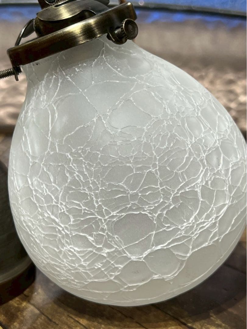 クロックガラス モザイクガラス 天井照明 ペンダントライト 玄関 洗面所 1灯