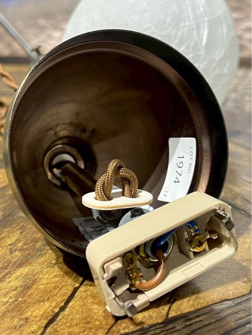 クロックガラス モザイクガラス 天井照明 ペンダントライト 玄関 洗面所 1灯