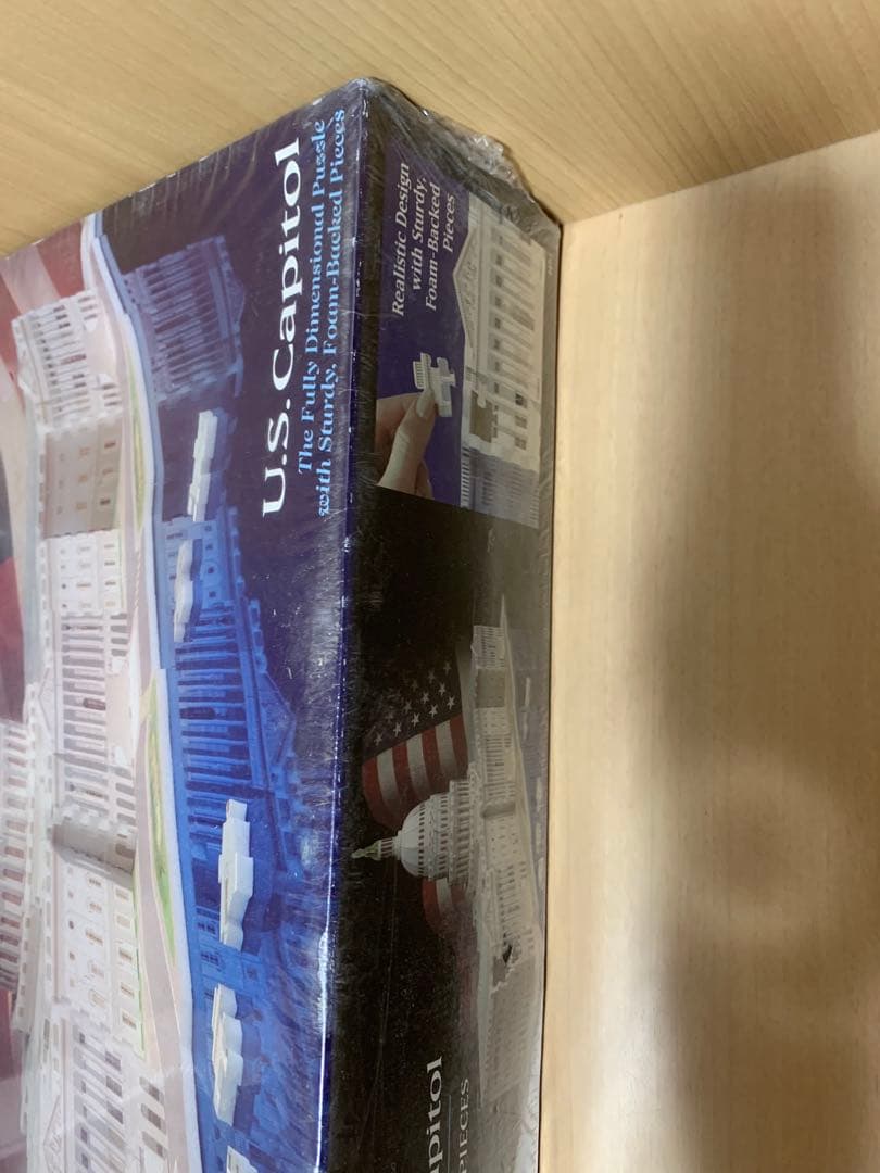 【希少】pazz 3D アメリカ 議会議事堂 718ピース 立体パズル 未開封