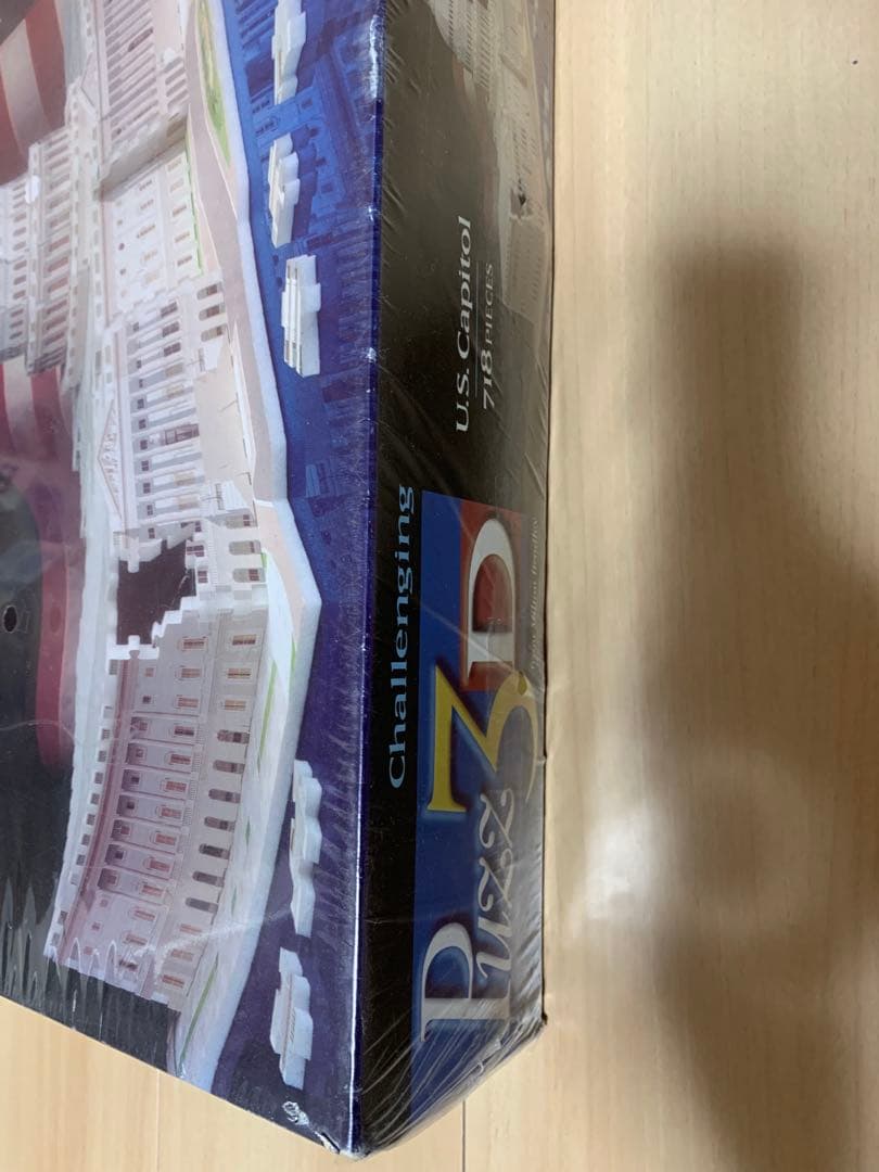 【希少】pazz 3D アメリカ 議会議事堂 718ピース 立体パズル 未開封