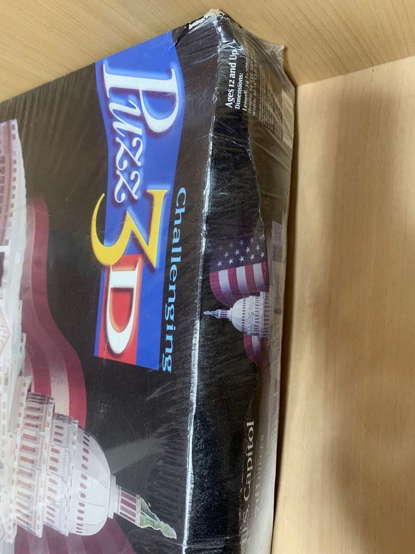 【希少】pazz 3D アメリカ 議会議事堂 718ピース 立体パズル 未開封