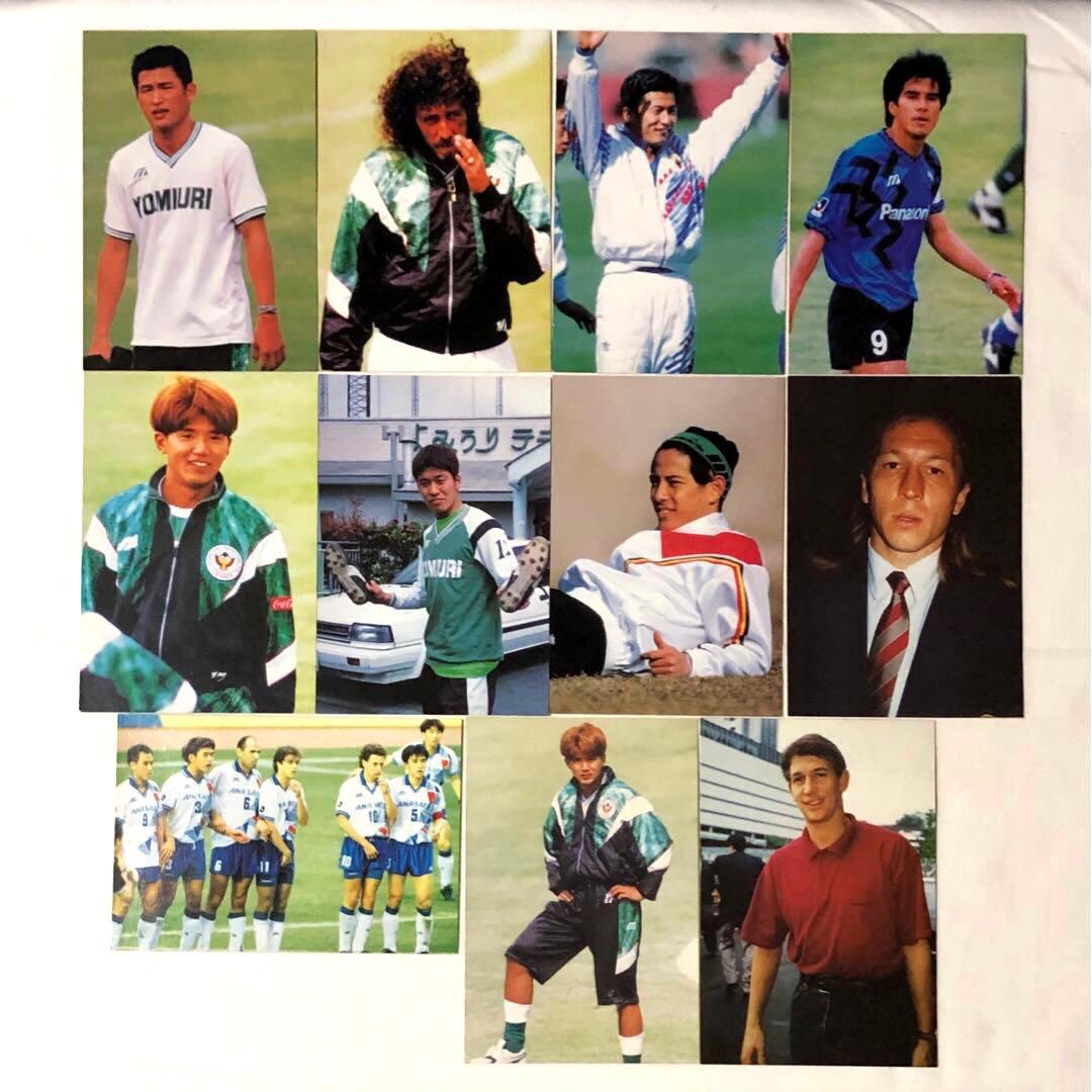 駄菓子屋 Jリーグ　生写真　ブロマイド　 ミニ サイン色紙　セット　希少