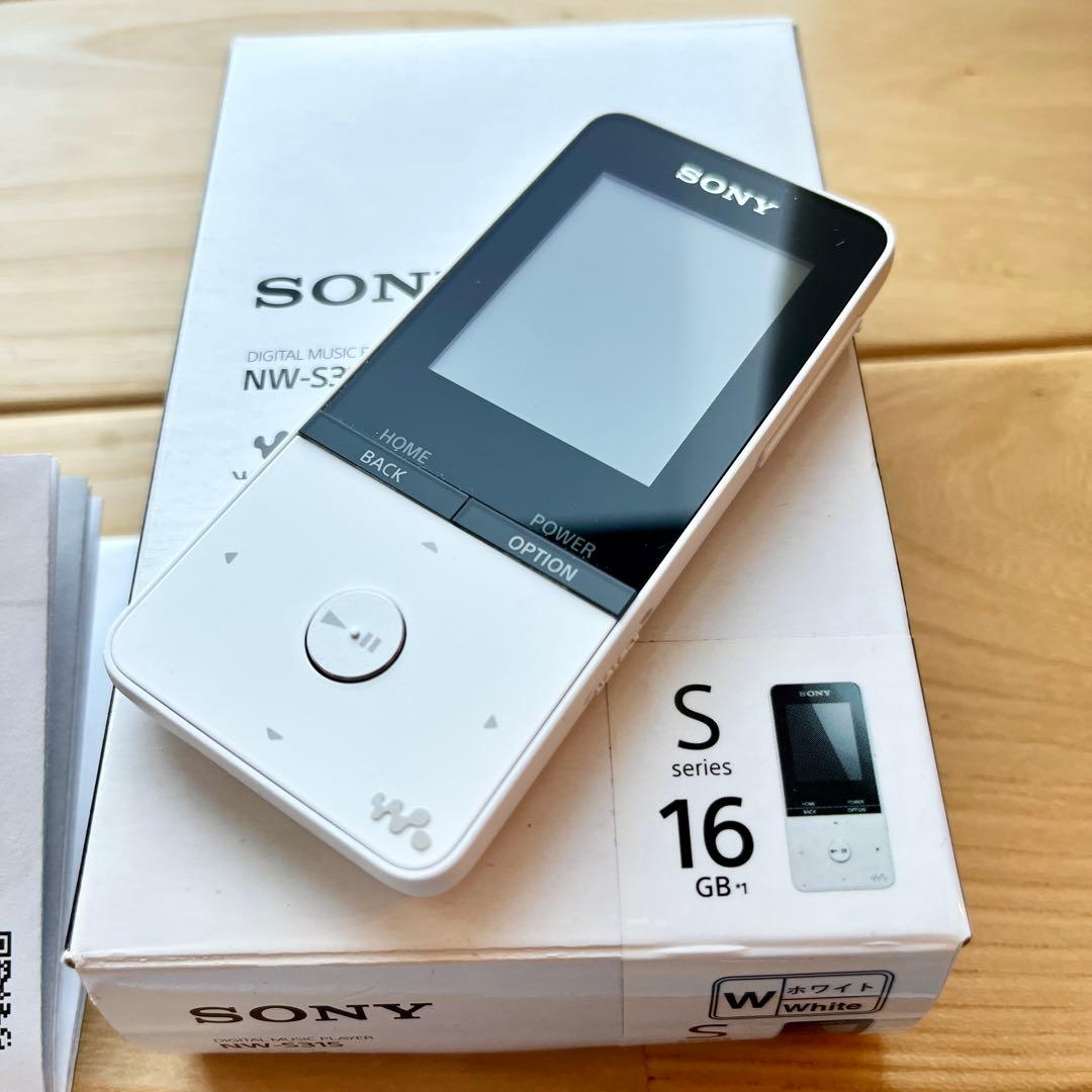 SONY ウォークマン NW-S315 ホワイト 美品　16GB