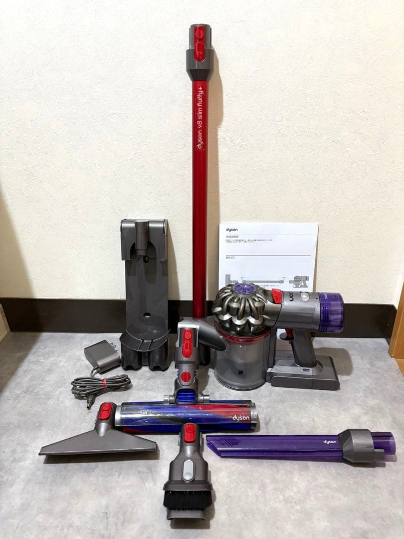 Dyson V8 Slim Fluffy+ サイクロン式 コードレス掃除機