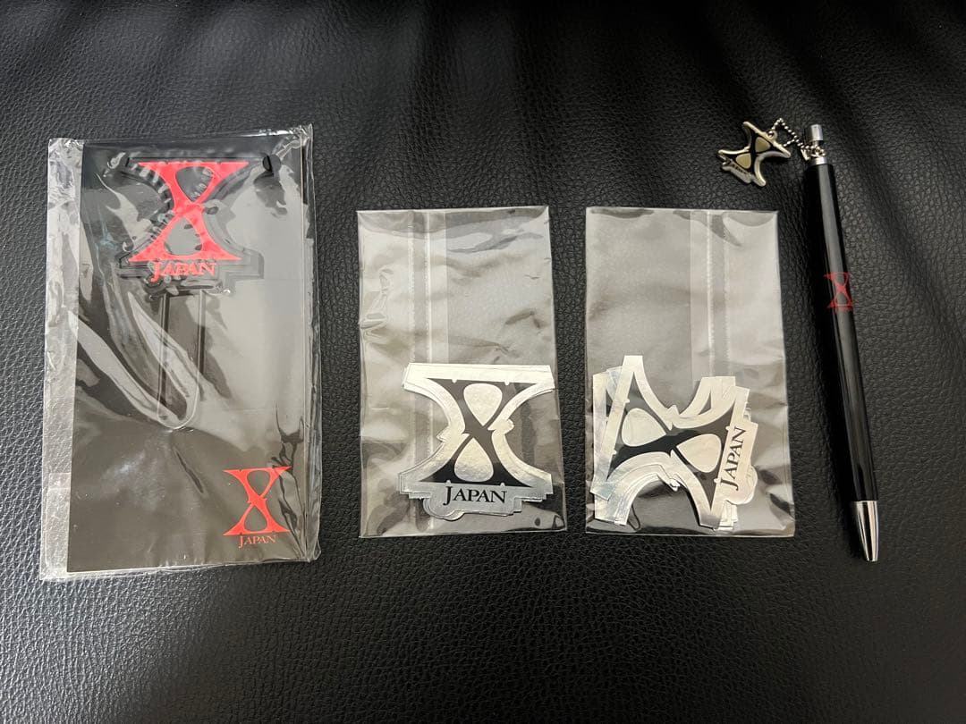 【新品未使用】X JAPANグッズ 9点セット ミラー トランク 文具
