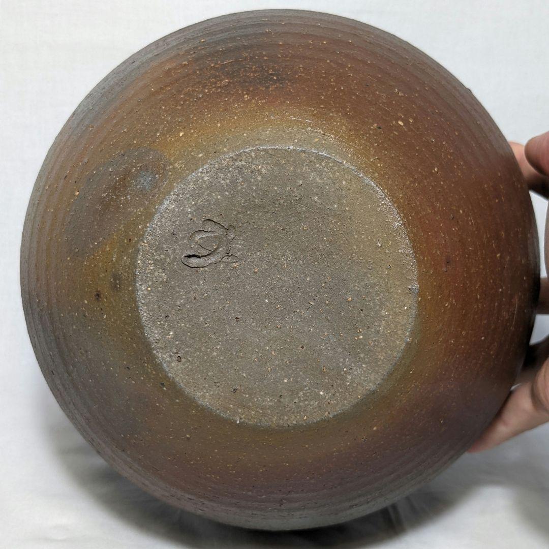 兼田志女子 備前焼 壷 共箱 壺 花器 フラワーベース 花瓶 華道具 置物