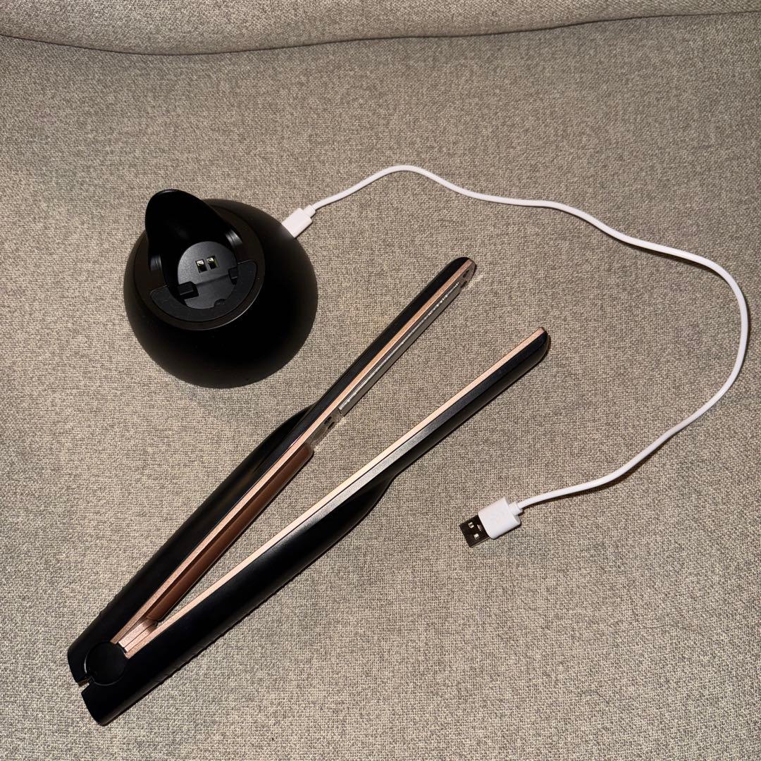 MEGULLA USB充電式超音波ヘアアイロン
