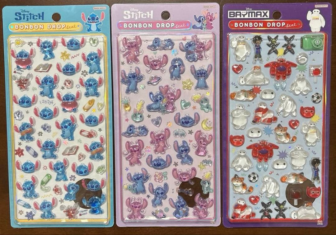 【正規品】ボンボンドロップシール ディズニー 5パックセット