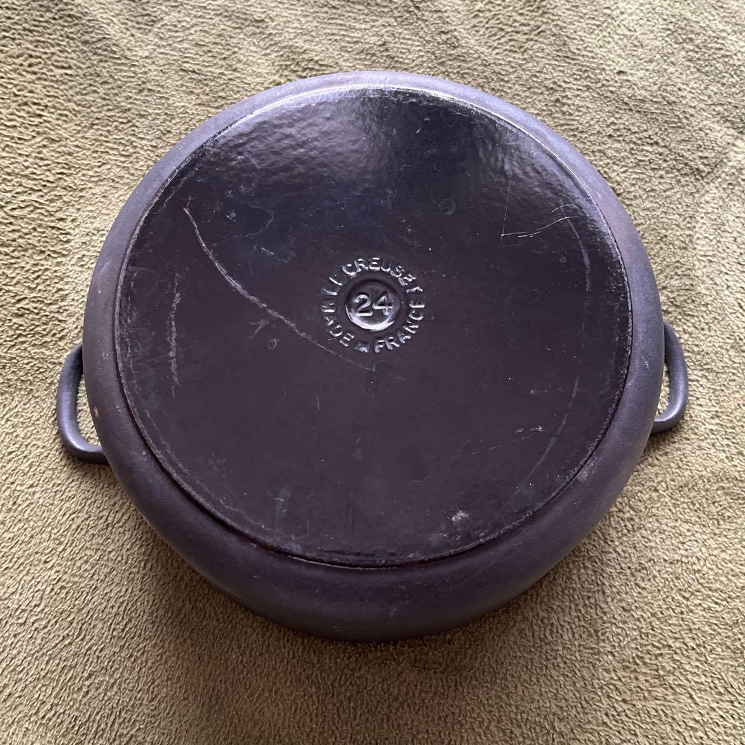 LE CREUSET 鋳鉄鍋 24cm 黒