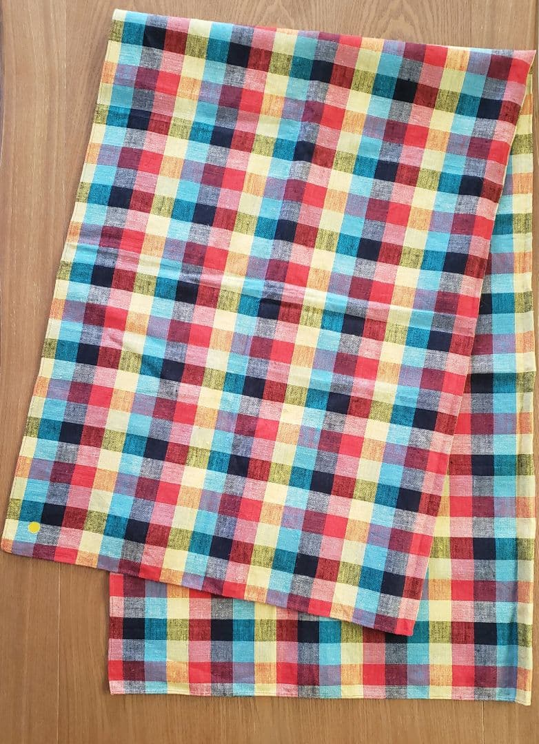 アンティーク リネン マルチカバー テーブルクロス 新品