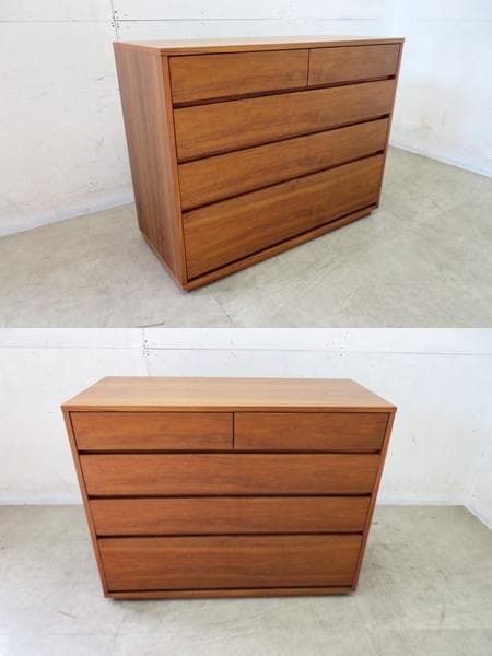 展示品■アクタス■ウォールナット■チェスト■4段5杯■ドロワー■モダン■北欧