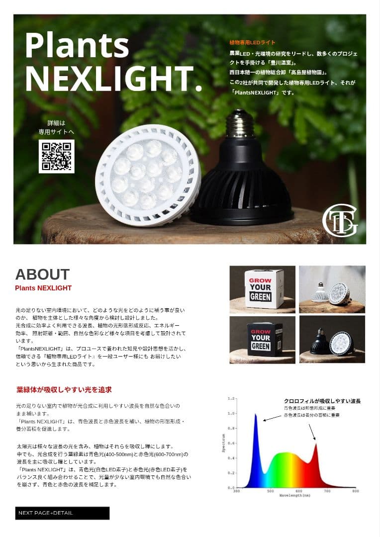 Plants Nexlight　植物専用LEDライト