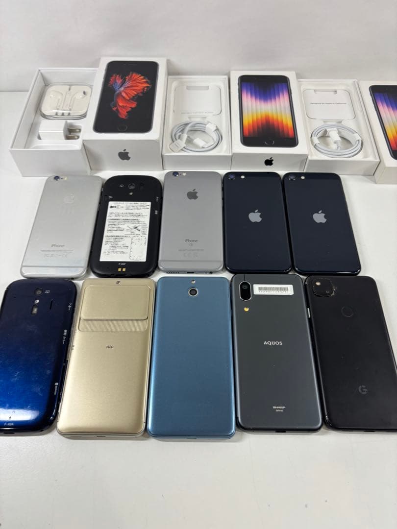 Apple iPhone & BASIO スマートフォンセット 現状品 ジャンク