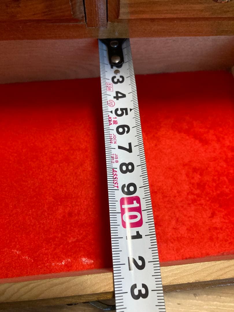 木製小物収納 5引き出し クラシック　真鍮金具