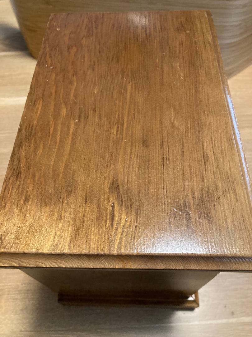 木製小物収納 5引き出し クラシック　真鍮金具