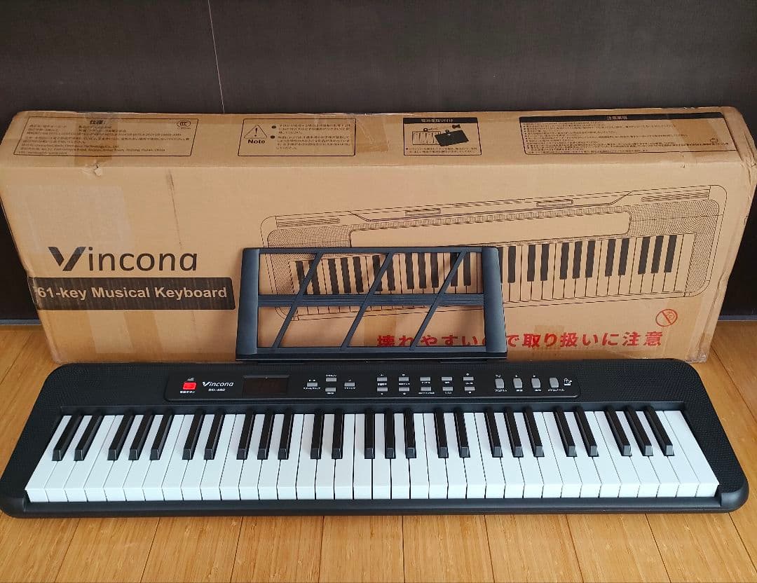 最安値❤電子ピアノ 61鍵盤 電子キーボード 60デモ 200音色 200リズム