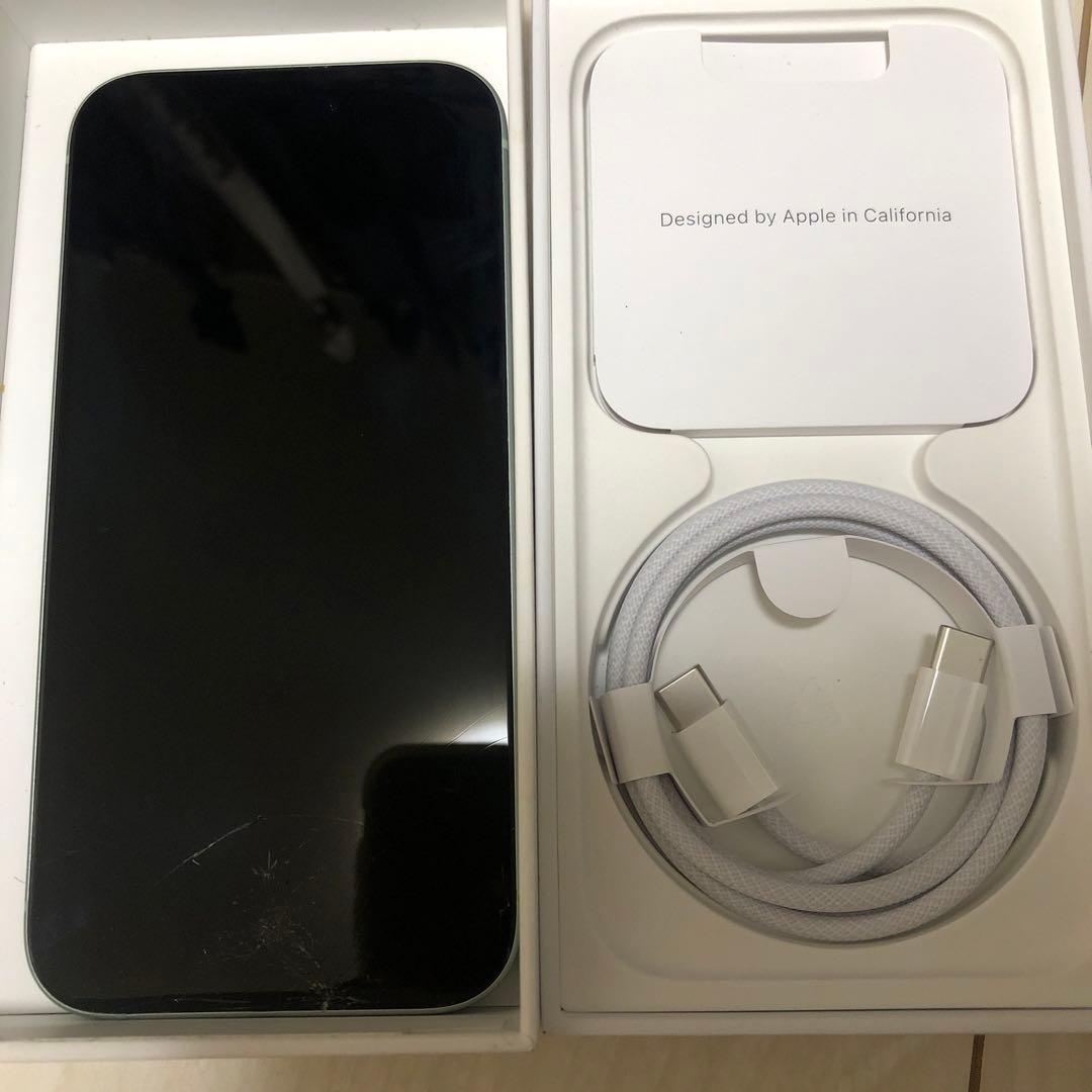 iPhone 15 256G 本体 ミントグリーン　SIMフリー　即日発送