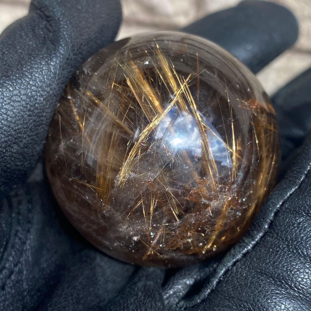 ルチルクォーツ スフィア 丸玉 40.2mm