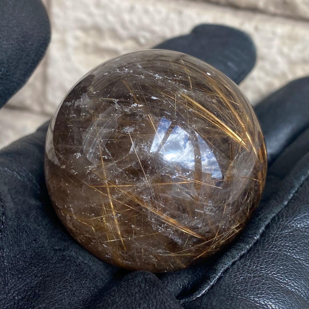 ルチルクォーツ スフィア 丸玉 40.2mm