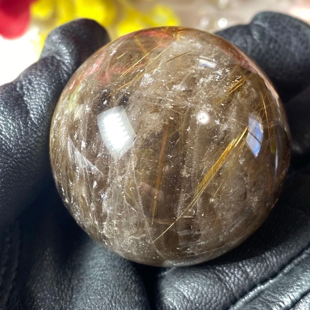 ルチルクォーツ スフィア 丸玉 40.2mm