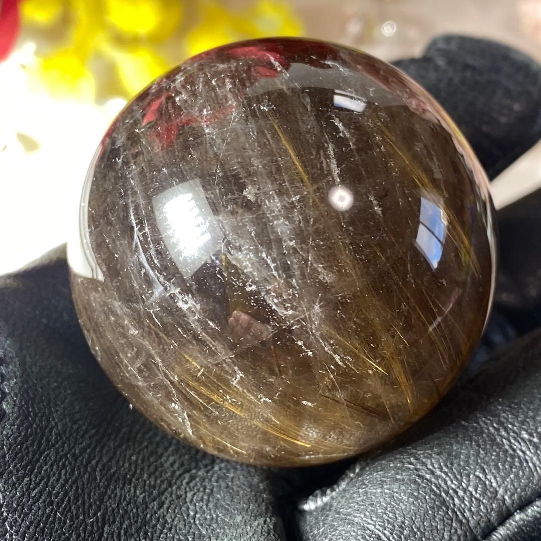 ルチルクォーツ スフィア 丸玉 40.2mm