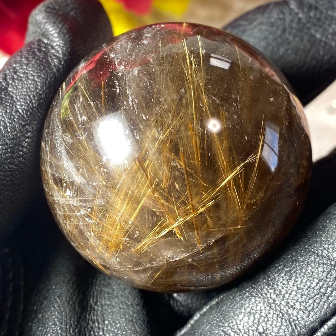 ルチルクォーツ スフィア 丸玉 40.2mm