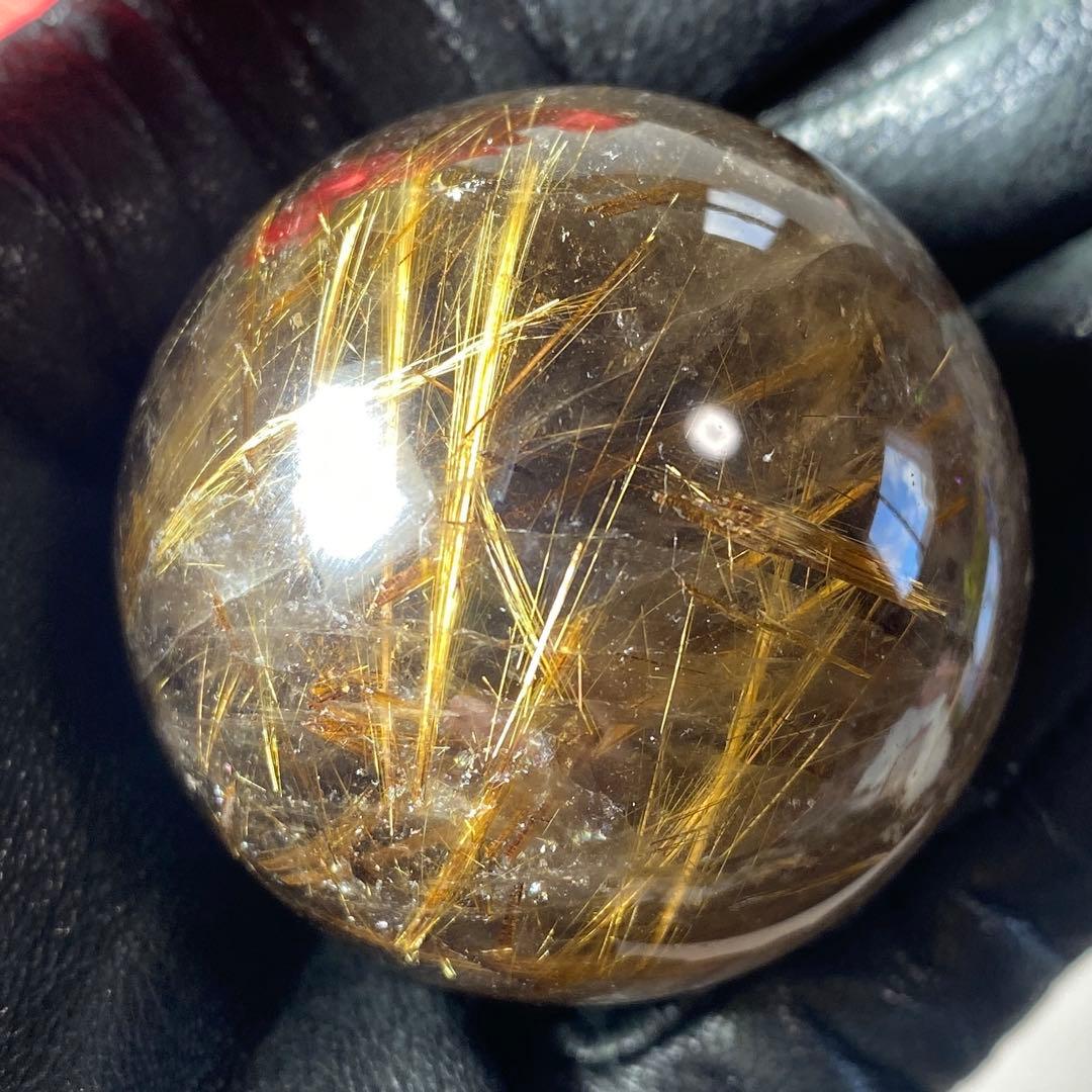 ルチルクォーツ スフィア 丸玉 40.2mm