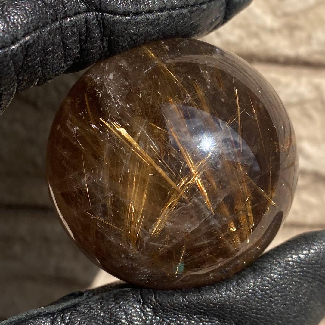 ルチルクォーツ スフィア 丸玉 40.2mm