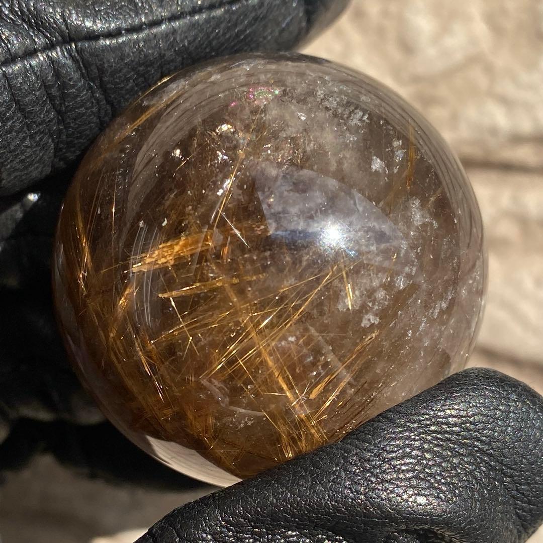 ルチルクォーツ スフィア 丸玉 40.2mm