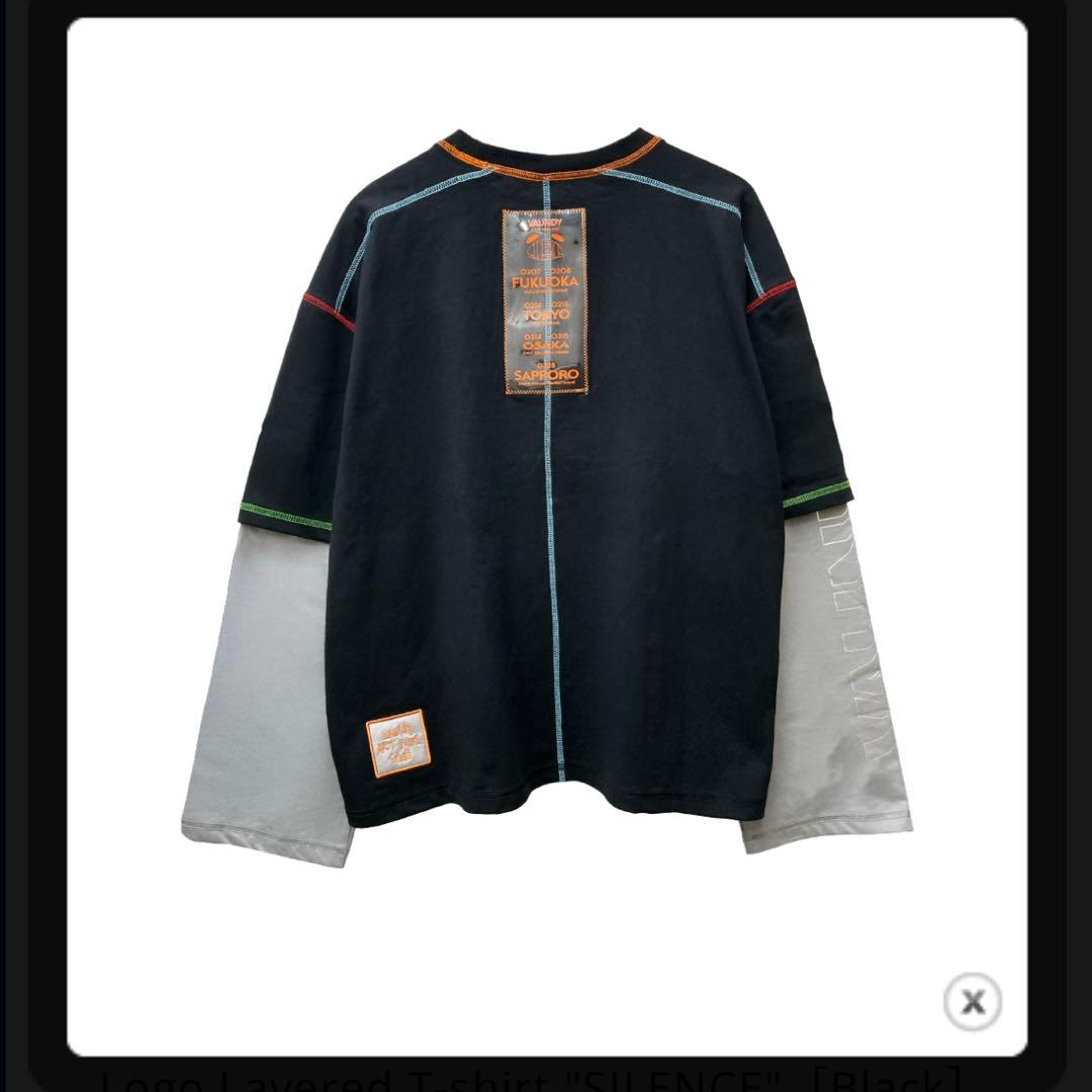 Logo Layered T-shirt \"SILENCE\" Vaundyシャツ