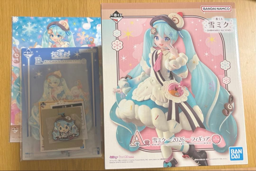 が*う様 雪ミク 一番くじ　2026 A賞.B賞.R賞.S賞セット