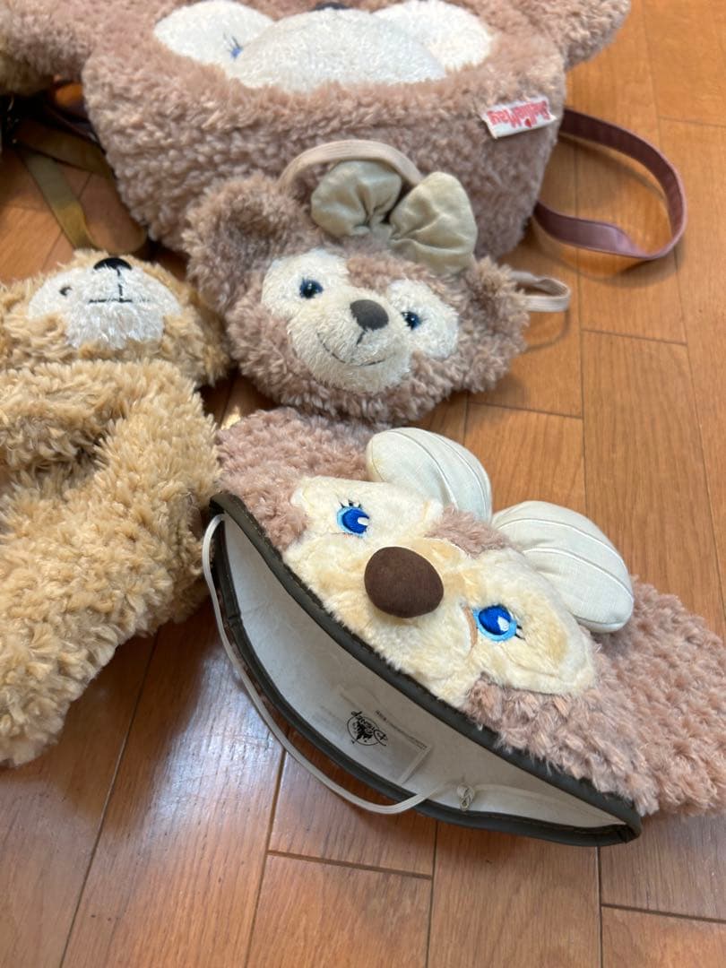 8点セット　ディズニー　ダッフィー　ジェーリメイ　バッグ　ハット　ミニバッグ