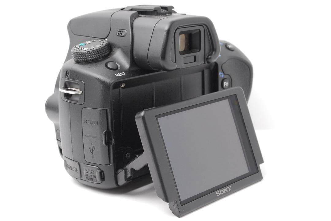 【美品コンディション】ダブルレンズ　SONY α37　スマホ転送　カメラバッグ