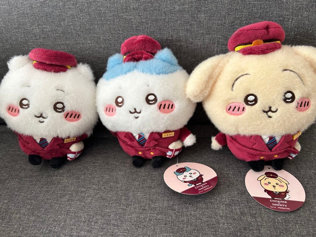 ちいかわ　阪急電車　ほわほわぬいぐるみ