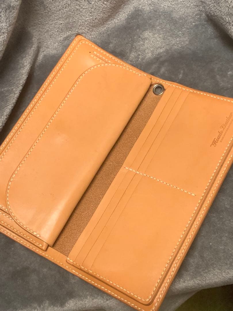 オール栃木レザー製の長財布