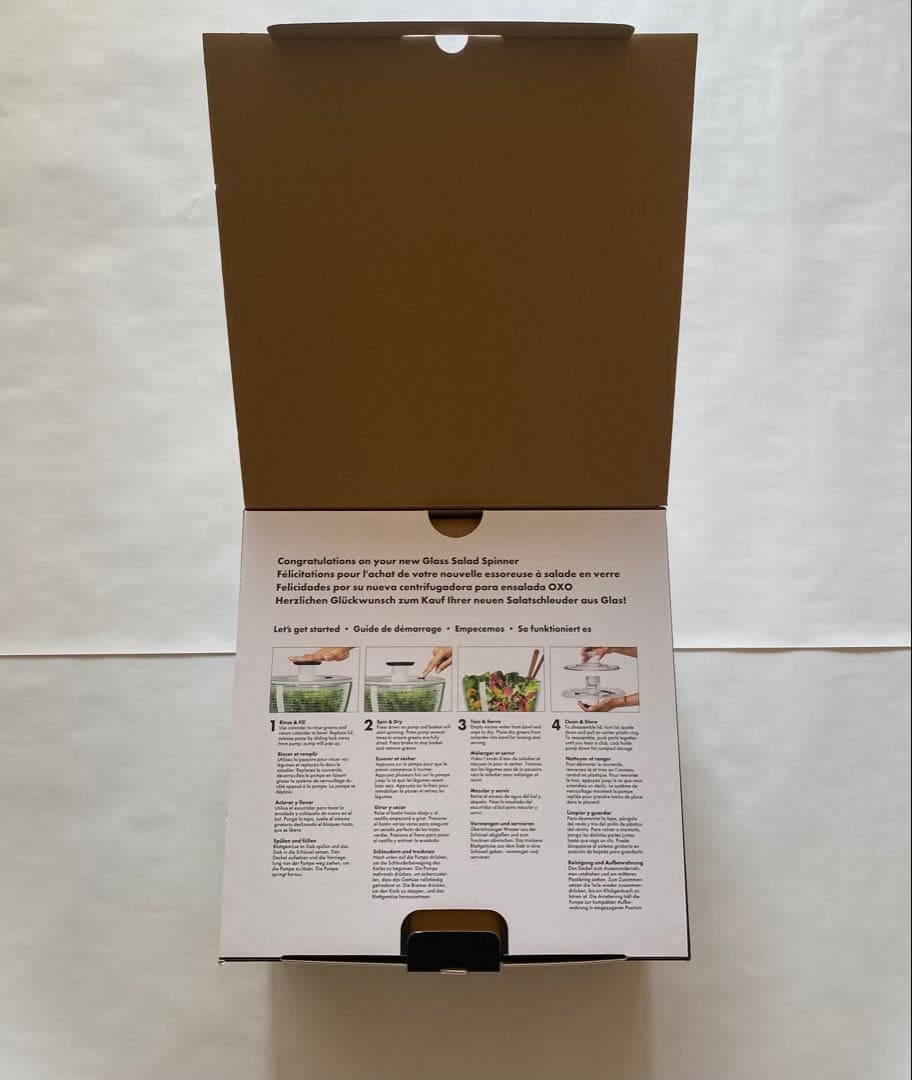 新品・未使用） OXO(オクソー) ガラス サラダスピナー
