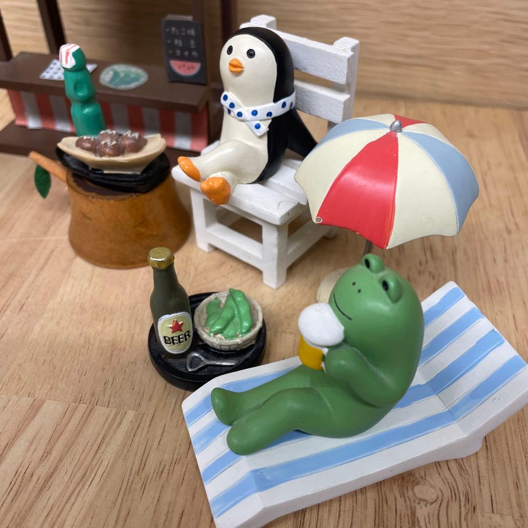 コンコンブル　デコレ　海の家　生ビール　置物