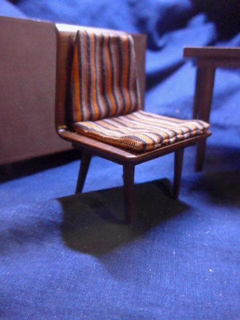 美品　貴重な50年代のマテルのモダンリビングのミニチュア家具セット　木製　日本製