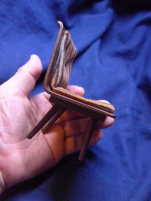 美品　貴重な50年代のマテルのモダンリビングのミニチュア家具セット　木製　日本製