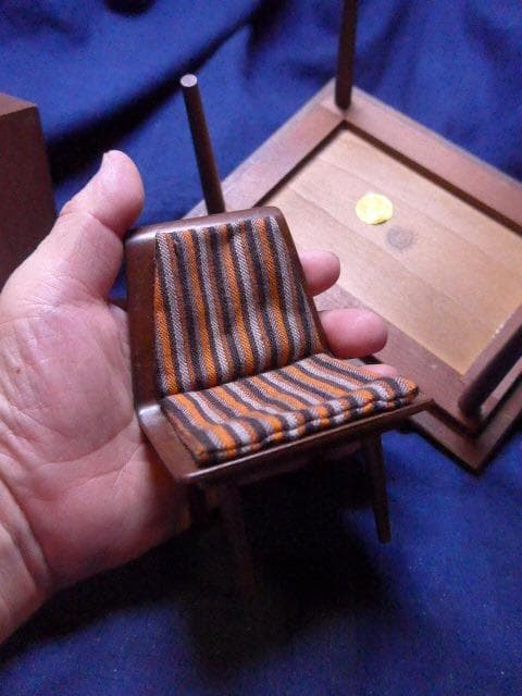 美品　貴重な50年代のマテルのモダンリビングのミニチュア家具セット　木製　日本製