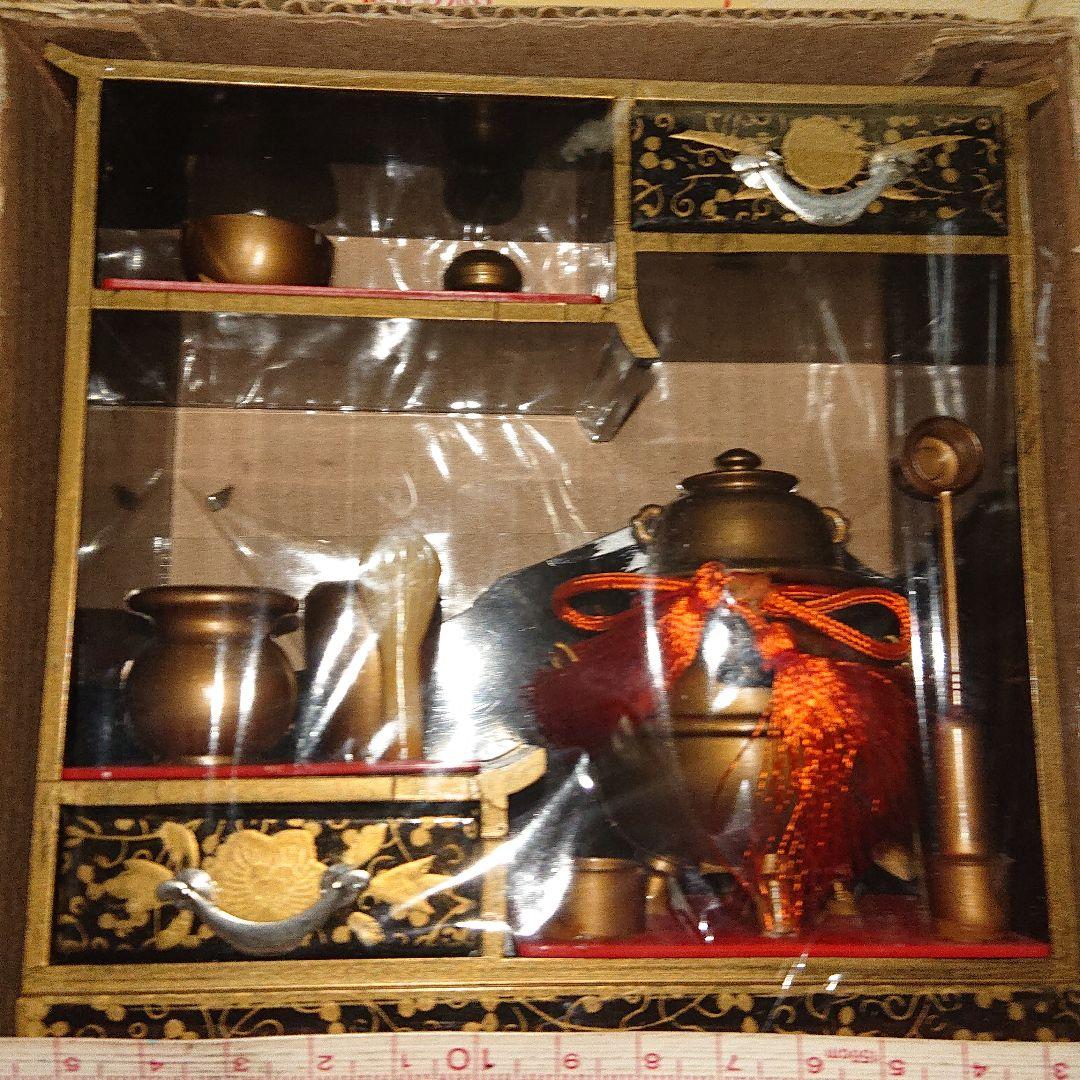 雛道具 唐草 35号 7品セット プラ製