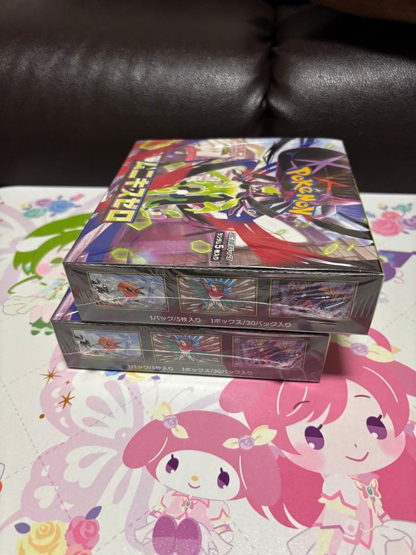 新品未開封 ポケモンカードゲーム MEGA ムニキスゼロ 2BOXシュリンク付き