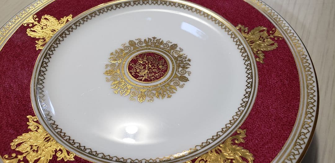 ウェッジウッド コロンビア パウダールビー プレート 17.6㎝ 2枚セット 皿