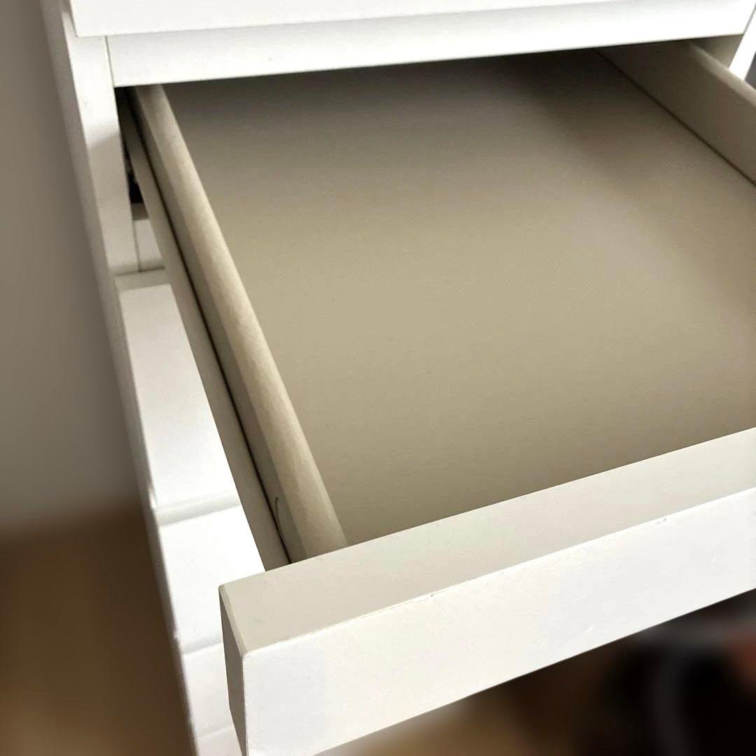 【送料込み】イケア　MALM マルム チェスト（引き出しx6）、ホワイト