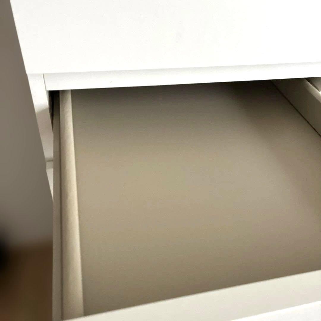 【送料込み】イケア　MALM マルム チェスト（引き出しx6）、ホワイト