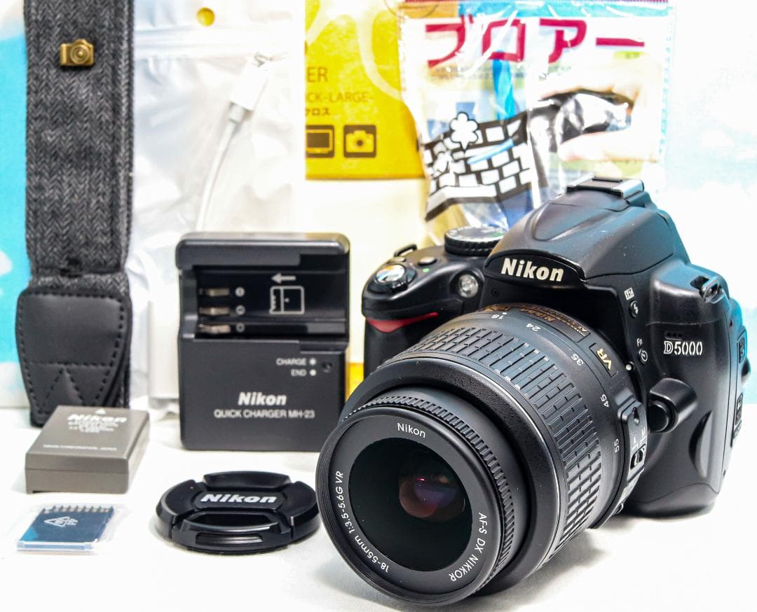ニコン Nikon D5000⭐️スマホに転送♪⭐️自撮りラクラク⭐️即日発送