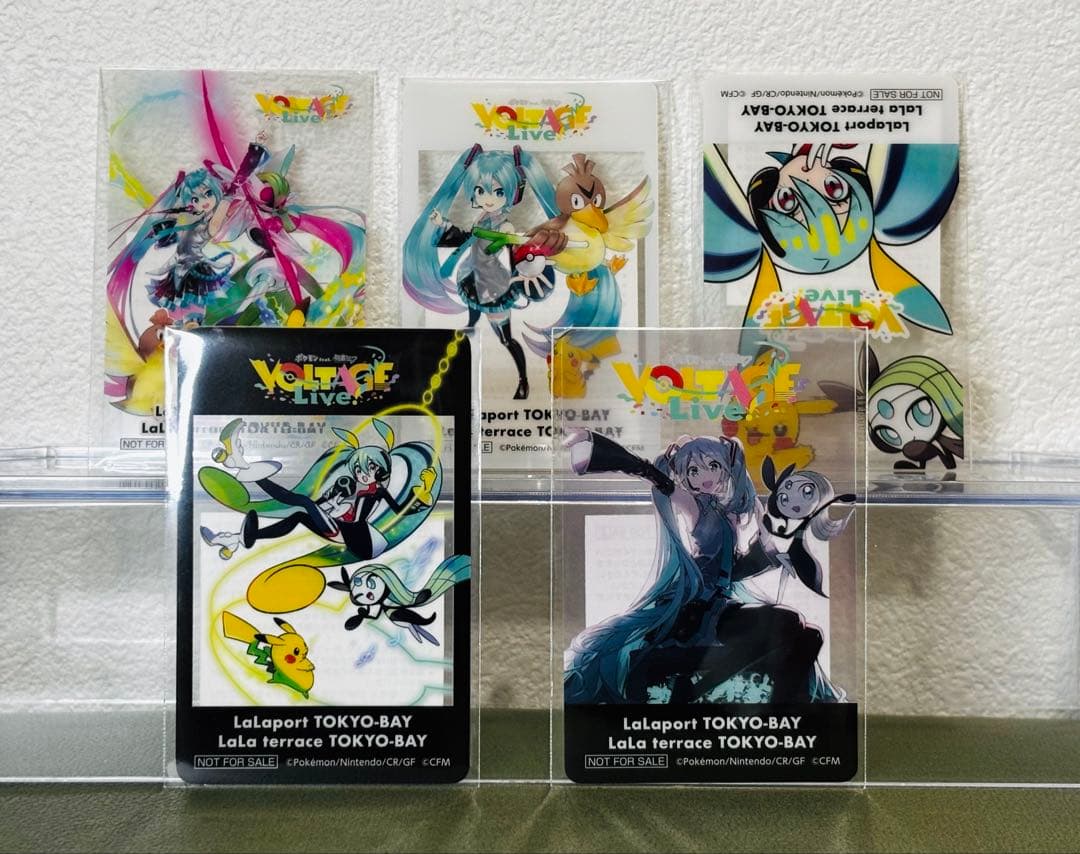 【非売品】初音ミク・ポケモン VOLTAGE Live! 5種×2セット 10枚