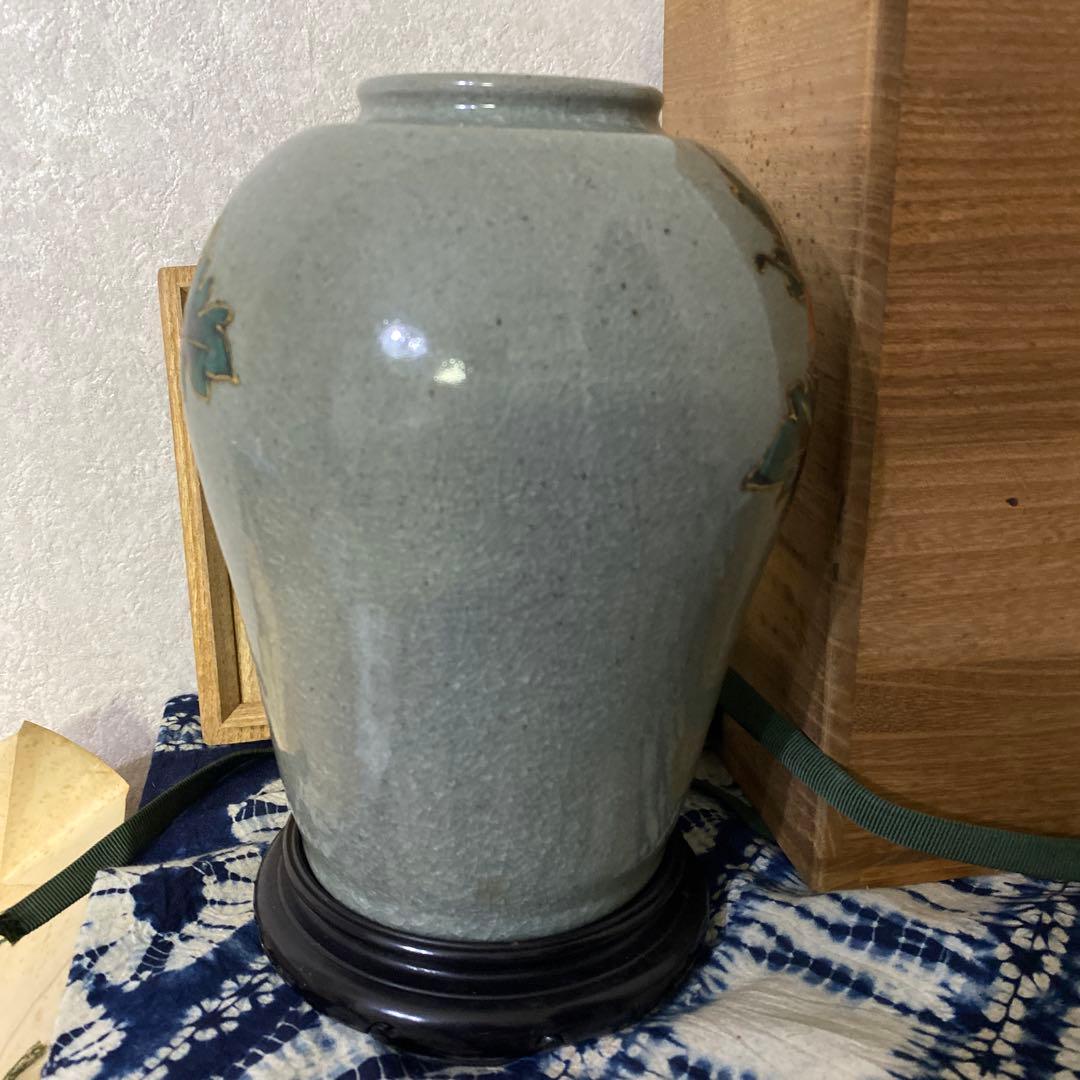 真葛香山　牡丹花瓶