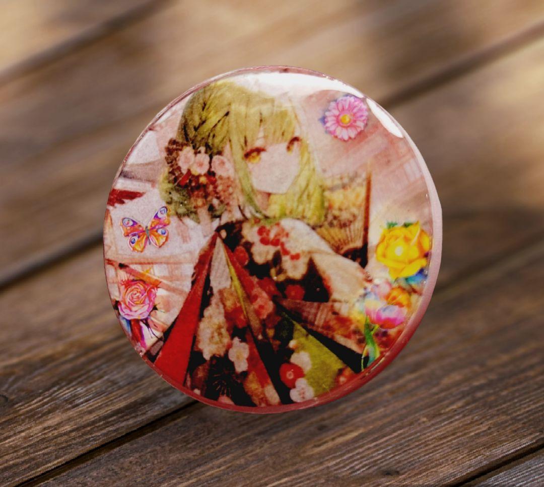 NO.558 ❤正月 女の子❤レジンヘアゴム ブローチ