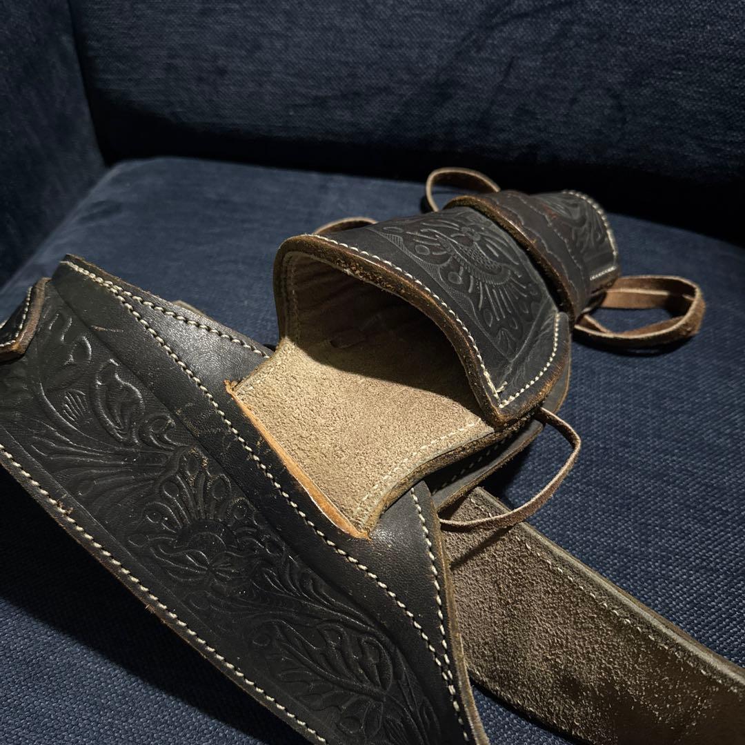 コルト　シングルアクションアーミー用　ガンベルト　レザーホルスター